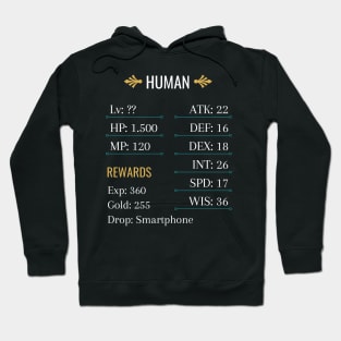 Jrpg rpg human gamer stats and drops Hoodie